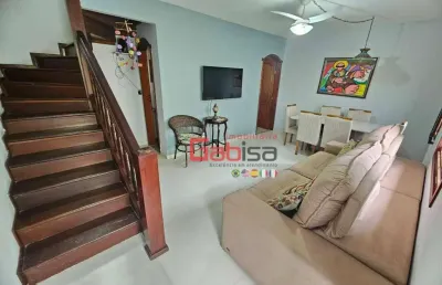 Casa com 2 dormitórios à venda, 73 m² por r$ 500.000 - passagem - cabo frio/rj