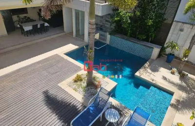 Casa com 4 dormitórios à venda, 450 m² por r$ 2.850.000,00 - novo portinho - cabo frio/rj