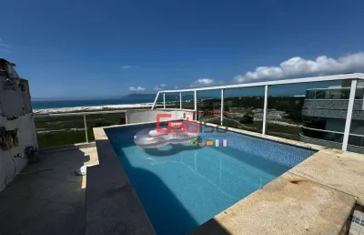 Cobertura com 4 dormitórios à venda, 248 m² por r$ 1.700.000,00 - braga - cabo frio/rj