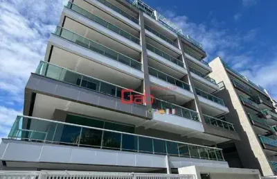 Apartamento com 1 dormitório à venda, 60 m² por r$ 450.000,00 - braga - cabo frio/rj
