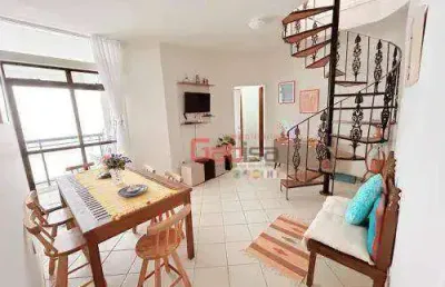 Apartamento triplex com 4 dormitórios à venda, 175 m² por r$ 950.000,00 - vila nova - cabo frio/rj