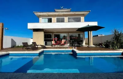 Casa com 3 dormitórios para alugar, 130 m² por r$ 10.641,74/mês - guriri - cabo frio/rj