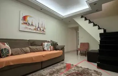 Casa sobreposta para venda em mauá, parque são vicente, 3 dormitórios, 1 suíte, 4 banheiros, 2 vagas