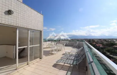 Apartamento cobertura com 3 quartos próximo a praia em peruíbe.