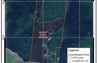 Terreno à venda na estrada geral, 651, sertão do cangueri, imaruí, 521000 m2 por r$ 2.500.000