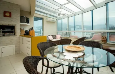 Cobertura com 2 quartos à venda na avenida santa catarina, 750, paes leme, imbituba, 154 m2 por r$ 850.000