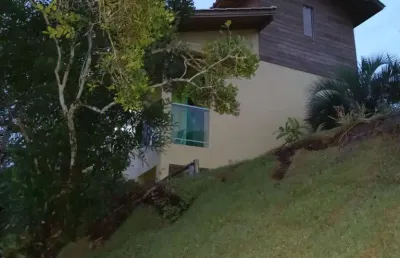 Casa com 2 quartos à venda na avenida porto novo, 10101010, ibiraquera, imbituba, 90 m2 por r$ 450.000