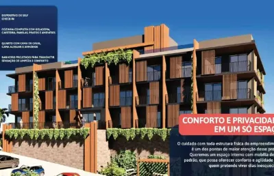Apartamento com 1 quarto à venda na vital, 33, praia do rosa, imbituba, 30 m2 por r$ 366.360