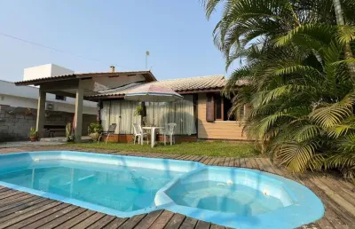 Casa com 4 quartos à venda na joão leandro gregório, 8, campo d'una, imbituba, 100 m2 por r$ 640.000