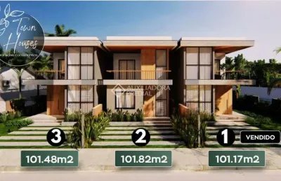 Casa com 2 quartos à venda na sc 434, s/n, 2837, campo duna, garopaba, 101 m2 por r$ 586.000