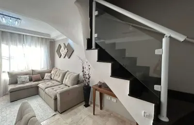 Casa em condomínio fechado com 2 quartos à venda na rua heizo nakano, 21, demarchi, são bernardo do campo, 143 m2 por r$ 750.000