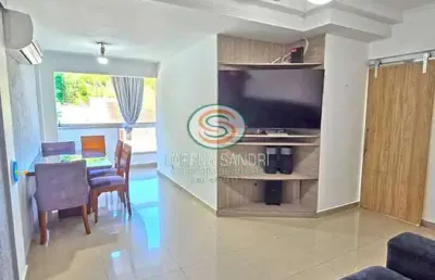 Apartamento 3 quartos, suíte, sol da manhã, 77m², em jardim camburi.