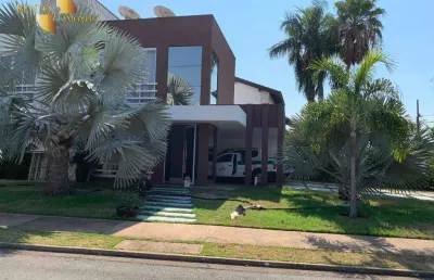 Casa com 2 dormitórios à venda, 288 m² por r$ 2.500.000,00 - condomínio florais cuiabá residencial - cuiabá/mt