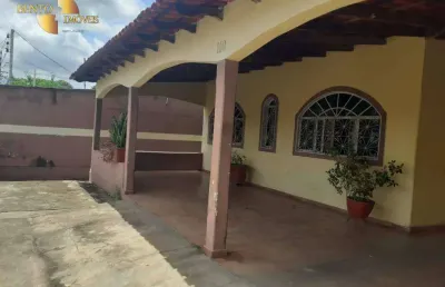 Casa com 4 dormitórios à venda, 253 m² por r$ 450.000,00 - parque ohara - cuiabá/mt