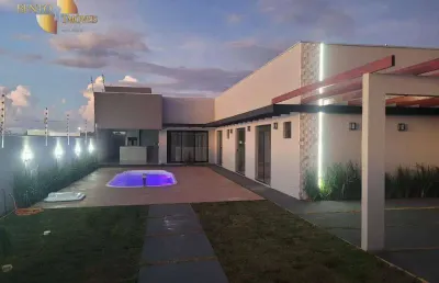 Casa com 3 dormitórios à venda, 134 m² por r$ 850.000,00 - mira flores - chapada dos guimarães/mt