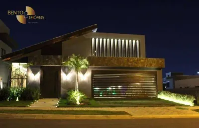 Casa com 3 dormitórios, 231 m² - venda por r$ 2.750.000,00 ou aluguel por r$ 18.500,00/mês - condomínio florais do valle - cuiabá/mt
