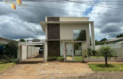 Casa com 4 dormitórios à venda, 250 m² por r$ 2.000.000 - princesa isabel - santo antônio do sudoeste/pr