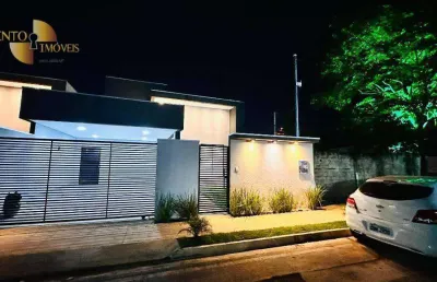 Casa com 3 dormitórios à venda, 150 m² por r$ 890.000 - jardim das palmeiras - cuiabá/mt