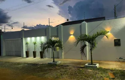Casa com 4 dormitórios à venda por r$ 778.000 - centro - chapada dos guimarães/mt
