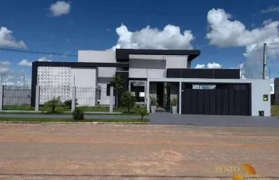 Casa com 3 dormitórios à venda, 300 m² por r$ 2.000.000,00 - parque das emas - lucas do rio verde/mt