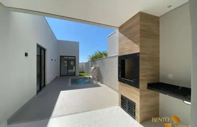 Casa com 3 dormitórios à venda, 198 m² por r$ 1.800.000 - florais safira - cuiabá/mt