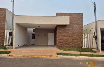 Casa com 3 dormitórios à venda, 100 m² por r$ 615.000,00 - condomínio sicília residence - cuiabá/mt