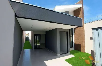 Casa com 3 dormitórios à venda, 104 m² por r$ 680.000 - jardim primavera - cuiabá/mt