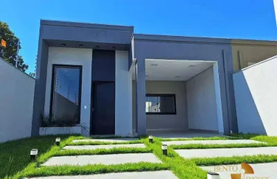 Casa com 3 dormitórios à venda, 104 m² por r$ 550.000 - recanto dos pássaros - cuiabá/mt