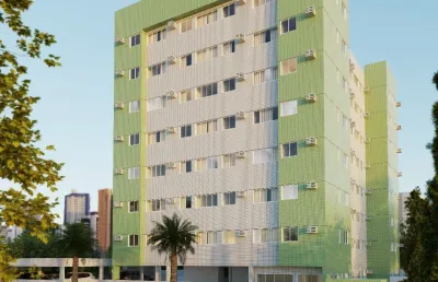 Apartamento com 2 quartos no bairro da tamarineira em recife