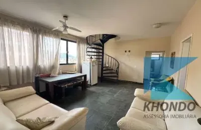 Cobertura com 3 quartos à venda na rua josé ferreira canaes filho, 549, enseada, guarujá por r$ 440.000