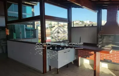 Cobertura com 2 quartos à venda na vila linda, santo andré  por r$ 522.000