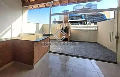 Cobertura com 3 quartos à venda no campestre, santo andré  por r$ 620.000