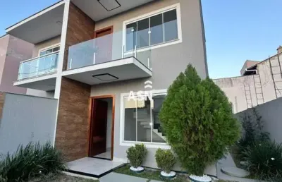 Casa 02 dorm. em chácara mariléa - rio das ostras, rj