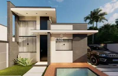Casa linear em extensão do bosque  -  rio das ostras