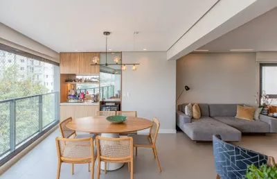 Apartamento  de 117m² - campo belo - com varanda integrada, 2 suítes - são paulo - sp