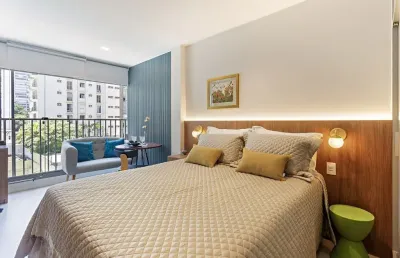 Stúdio no jardim paulista - 28m² - 1 quarto - 1 banheiro - são paulo -sp