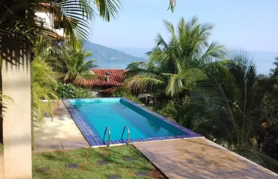 Lindo sobrado para venda com 410 m² - 3 suítes, em siriúba - ilhabela - sp