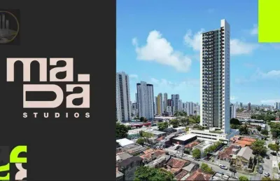 Studio com 1 dormitório à venda, 26 m² por r$ 289.000,00 - madalena - recife/pe