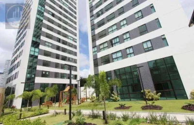 Apartamento com 2 dormitórios para alugar, 44 m² por r$ 4.600,02/mês - parnamirim - recife/pe