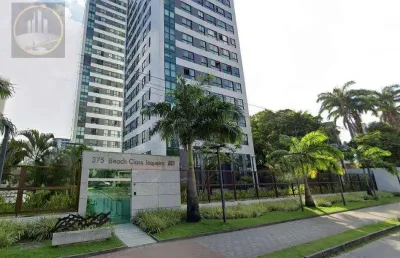 Apartamento alto padrão com 2 dormitórios para alugar, 44 m² por r$ 4.600/mês - parnamirim - recife/pe