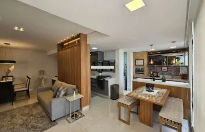 Apartamento de 90m² - 02 suítes em alphaville - impecável!
