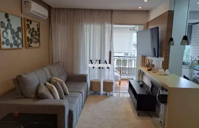 Apartamento de 51m² no condomínio alpha park - porteira fechada