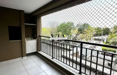 Apartamento de 91m² com quintal no condomínio choice alphaville