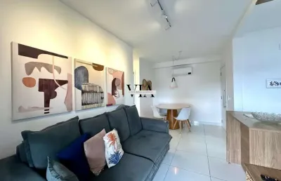 Lindo apartamento no condomínio glass alphaville - mobiliado