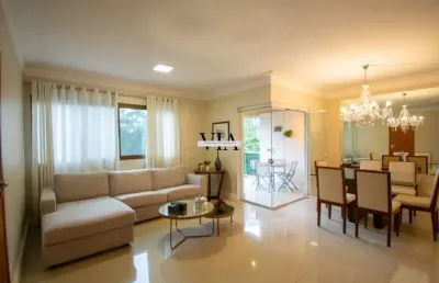 Apartamento mobiliado com 03 suítes no coração de alphaville - condomínio améric