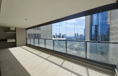 Apartamento de 282m² no contra-piso no condomínio canvas alphaville - 04 suítes