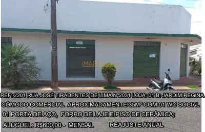 Sala comercial para alugar no bairro jardim regina - araguari/mg