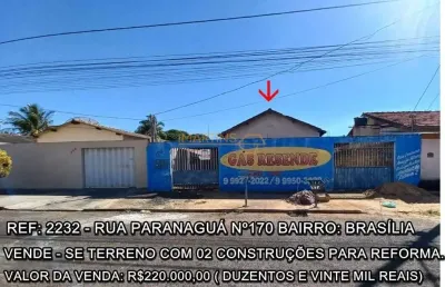 Terreno à venda na Praça Gaioso Neves, Brasília, Araguari