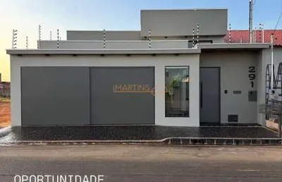 Casa com 3 quartos à venda na Rua Antônio Lemos da Silva, Conjunto Ouro Verde, Araguari