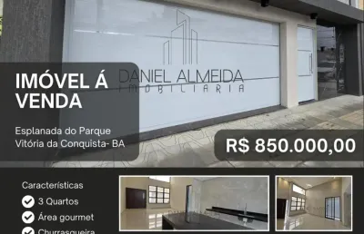 Casa no bairro esplanada do parque em vitória da conquista - bahia